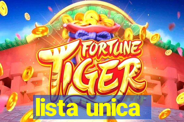 lista unica